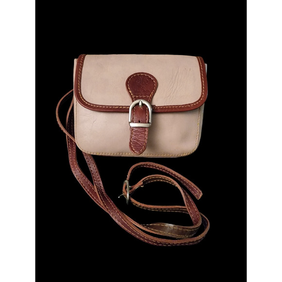 Vera Pelle pale pink leather crossbody bag - Picture 1 of 8